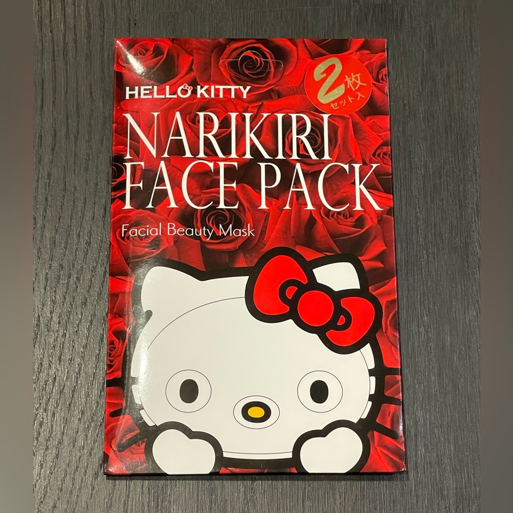 New in Package Hello Kitty Narikiri Face Pack Facial Beauty Mask